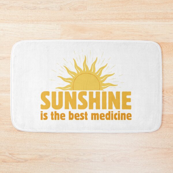 Item preview, Sunshine is the best medicine quote | Summer quotes designed and sold by Lucesco.
