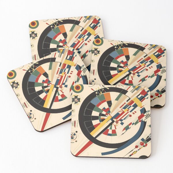 Item preview, “Style and Precision: The Cool Dartboard” designed and sold by Art-Vortex-fr.