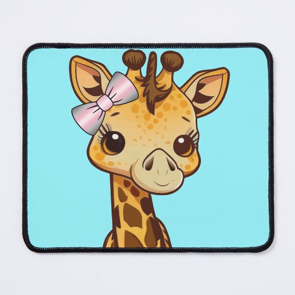 Item preview, Cute Giraffe with Demigirl Pride Flag Bow, Kawaii Demi Pride Design  designed and sold by Travelslightly.