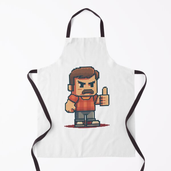 Item preview, Determined man giving thumbs up, pixel art designed and sold by palmyst.
