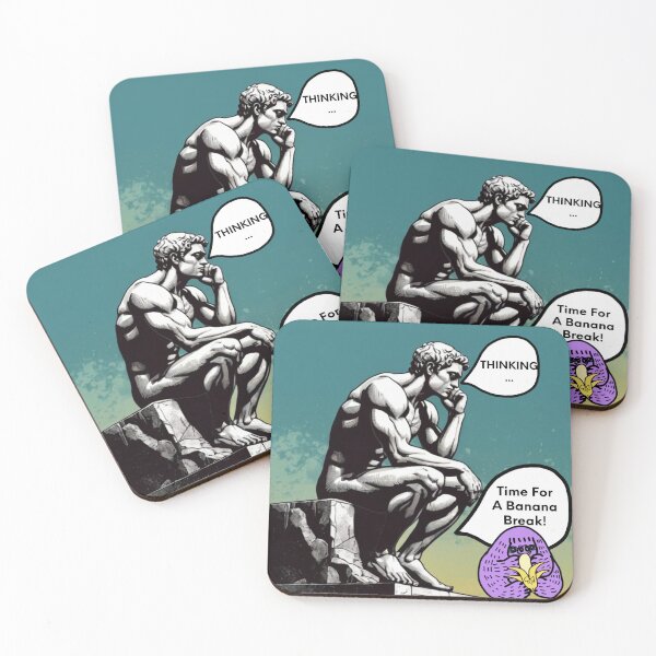 Item preview, LaMaisonOfMY MY THOUGHT BUBBLES WITH THINKER STATUE COLLECTION NO.3 GREEN designed and sold by LaMaisonOfMY.