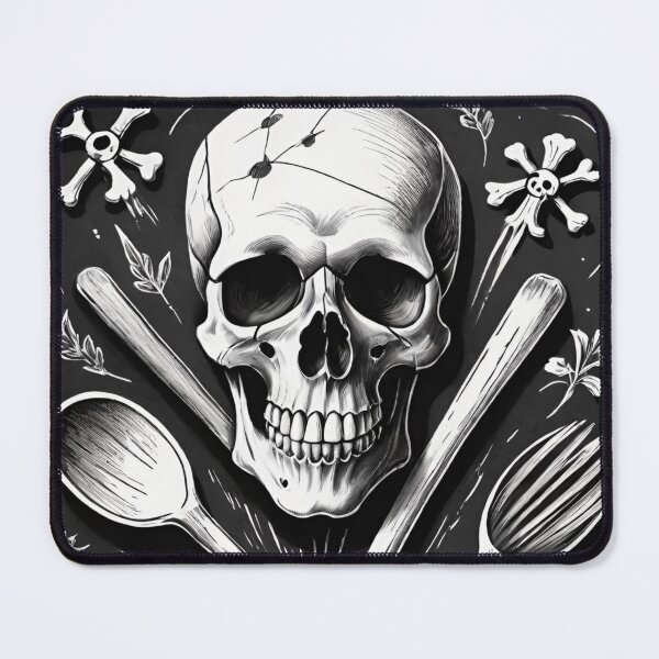 Item preview, Bake or die Skull sketch by CallisC Arts ⭐⭐⭐⭐⭐ designed and sold by CallisC-Arts.