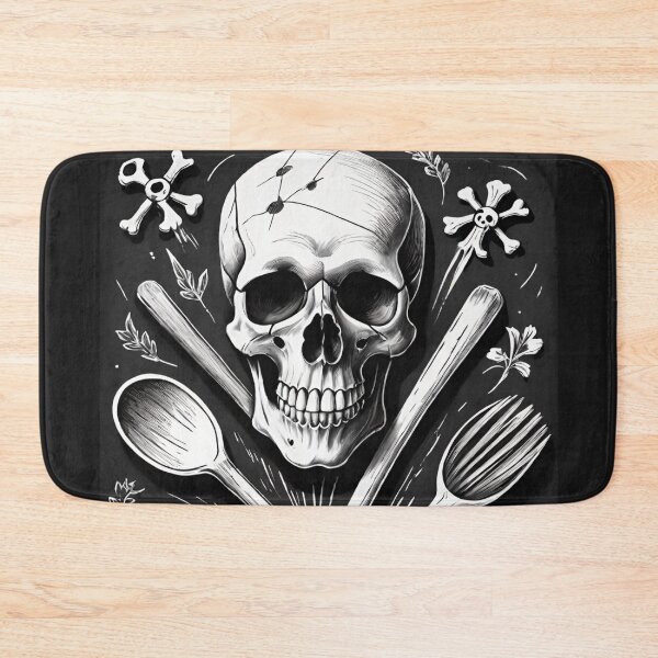 Item preview, Bake or die Skull sketch by CallisC Arts ⭐⭐⭐⭐⭐ designed and sold by CallisC-Arts.
