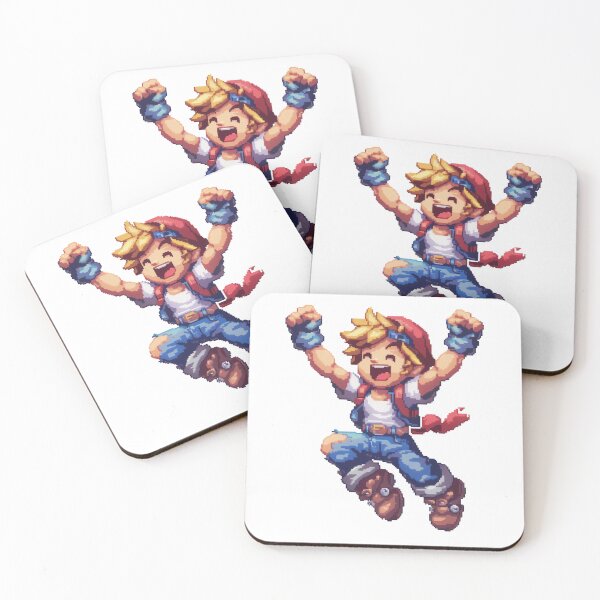 Item preview, Joyful character leaping with excitement and joy designed and sold by palmyst.