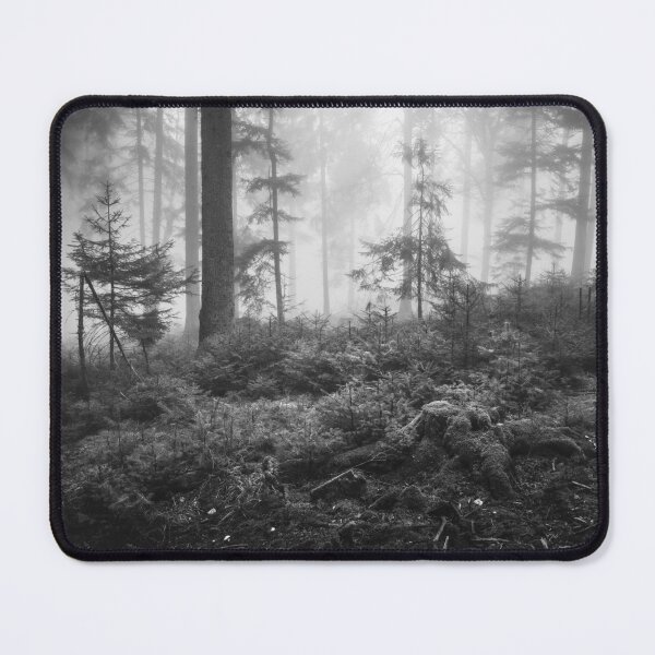 Item preview, Photo forest in the Odenwald in the homeland Hesse black and white designed and sold by Marvin Diehl.