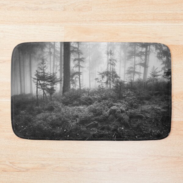 Item preview, Photo forest in the Odenwald in the homeland Hesse black and white designed and sold by Marvin Diehl.