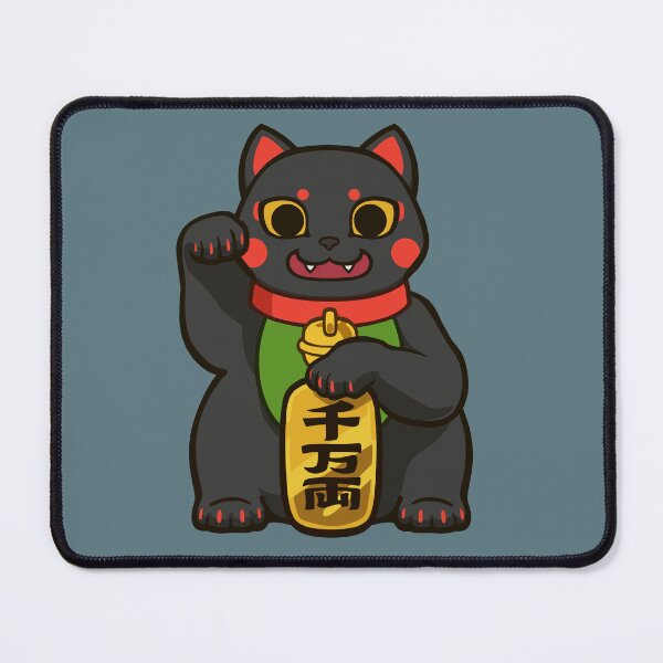 Item preview, Maneki Neko Black 02 designed and sold by oniodyssey.