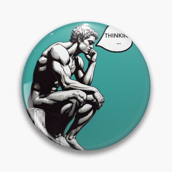 Item preview, LaMaisonOfMY MY THOUGHT BUBBLES WITH THINKER STATUE COLLECTION NO.4 GREEN designed and sold by LaMaisonOfMY.