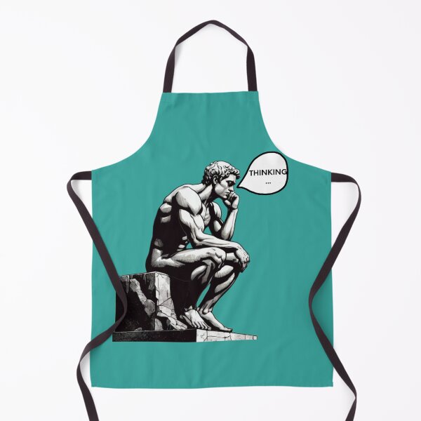 Item preview, LaMaisonOfMY MY THOUGHT BUBBLES WITH THINKER STATUE COLLECTION NO.4 GREEN designed and sold by LaMaisonOfMY.
