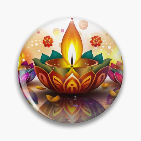 Item preview, Three oil lamps for Divali festival  designed and sold by rajeshbac.
