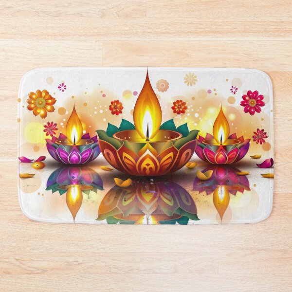 Item preview, Three oil lamps for Divali festival  designed and sold by rajeshbac.
