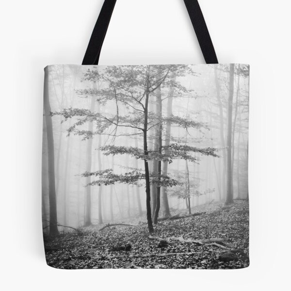 Item preview, Photo forest in the Odenwald in the homeland Hesse black and white designed and sold by Marvin Diehl.