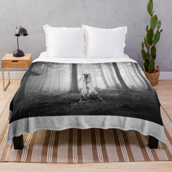 Item preview, Photo forest in the Odenwald in the homeland Hesse black and white designed and sold by Marvin Diehl.