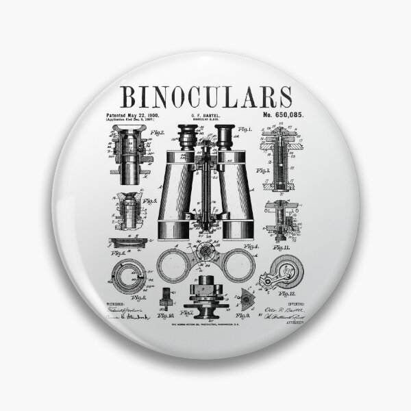 Artikelvorschau, Vogelbeobachtung Fernglas Birder Ornithologe Altes Vintage Patent entworfen und verkauft von GrandeDuc.