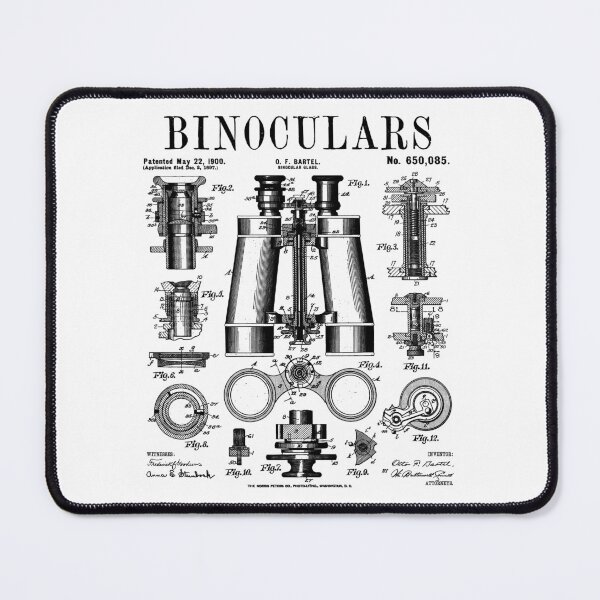Item preview, Birding Binoculars Birder Ornithologist Old Vintage Patent designed and sold by GrandeDuc.