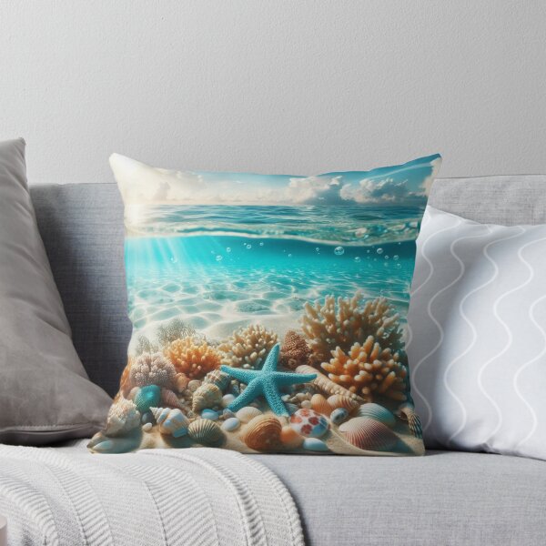 Item preview, Sea Shells on Beach in Clear Waters designed and sold by SeaStarAlex.