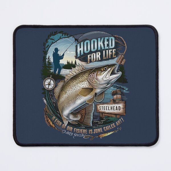 Item preview, Hooked for life - Im hooked on fishing - Hooked on - Sportfish - Wicked fish designed and sold by JansenGS.