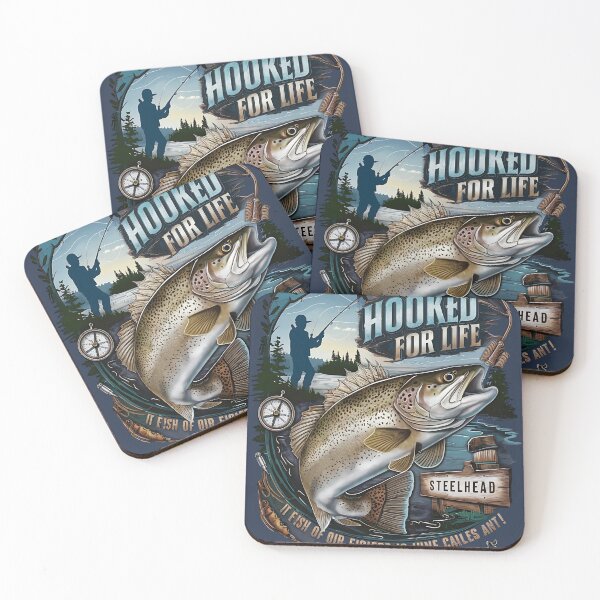 Item preview, Hooked for life - Im hooked on fishing - Hooked on - Sportfish - Wicked fish designed and sold by JansenGS.
