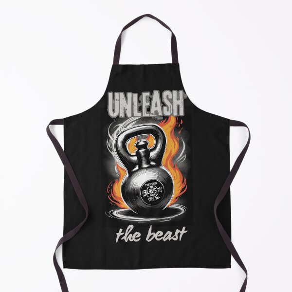 Item preview, Release the beast Dumbbell in flames Gym enthusiast sketch by CallisC Arts ⭐⭐⭐⭐⭐ designed and sold by CallisC-Arts.