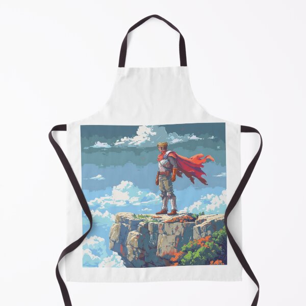 Item preview, Heroic figure with cape on mountain summit designed and sold by palmyst.