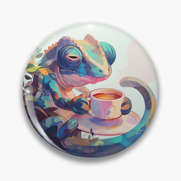 Artikelvorschau, Cyber-Chamäleon // Chamäleon // Musiksüchtiger // Cyber-Tier // Musik hören // Tierkrieger entworfen und verkauft von SMARTKIT DESIGNAGENCY.