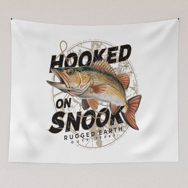 Item preview, Hooked on snook - Snook - Snook fish - Snook fishing - Wicked fish designed and sold by JansenGS.