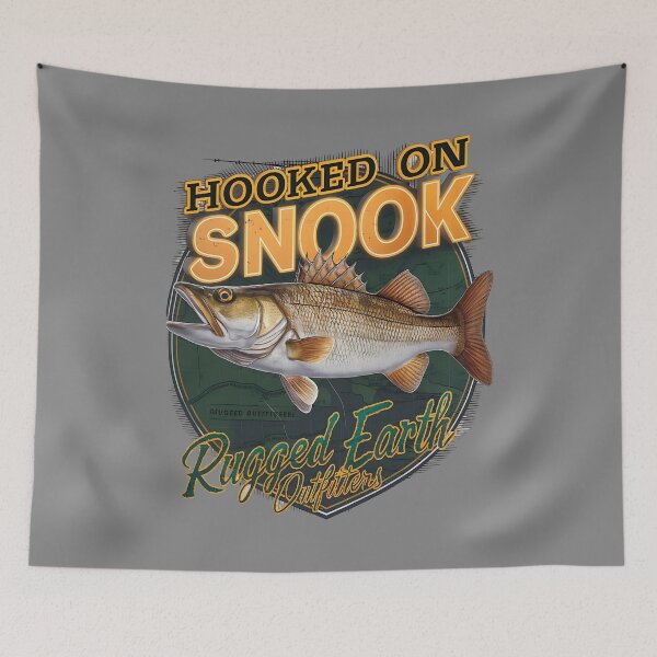 Item preview, Hooked on snook - Snook - Snook fish - Snook fishing - Wicked fish designed and sold by JansenGS.