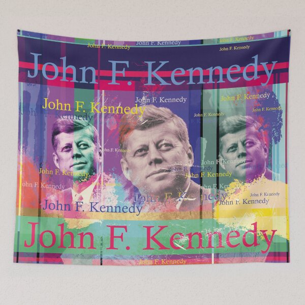 Item preview, John F. Kennedy portrait, politics designed and sold by Mauswohn.