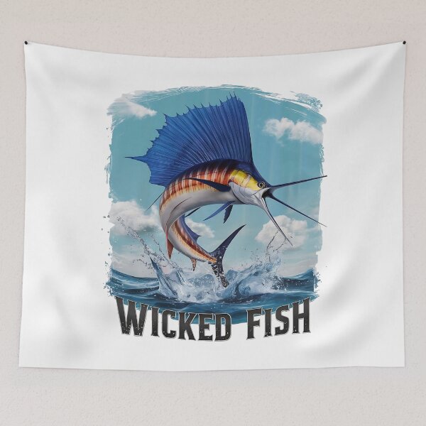 Item preview, Wicked fish - Bill fish - Sportfish - Blue marlin - Black marlin - Marlin fishing designed and sold by JansenGS.