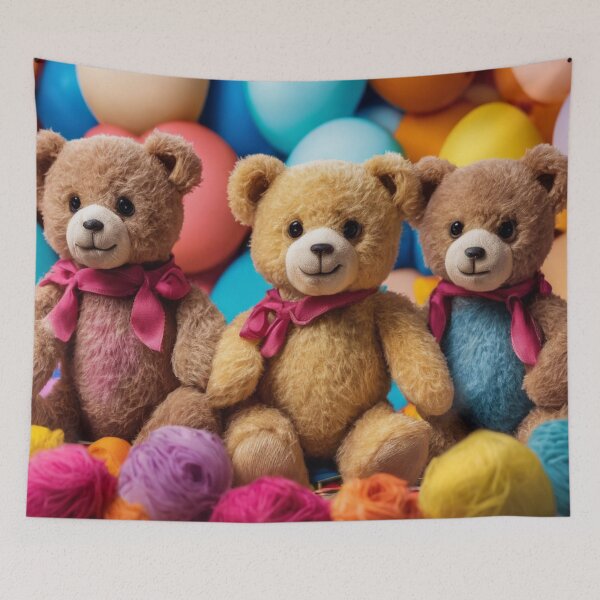 Item preview, Colorful Teddy Bears  designed and sold by LMStudioDesigns.