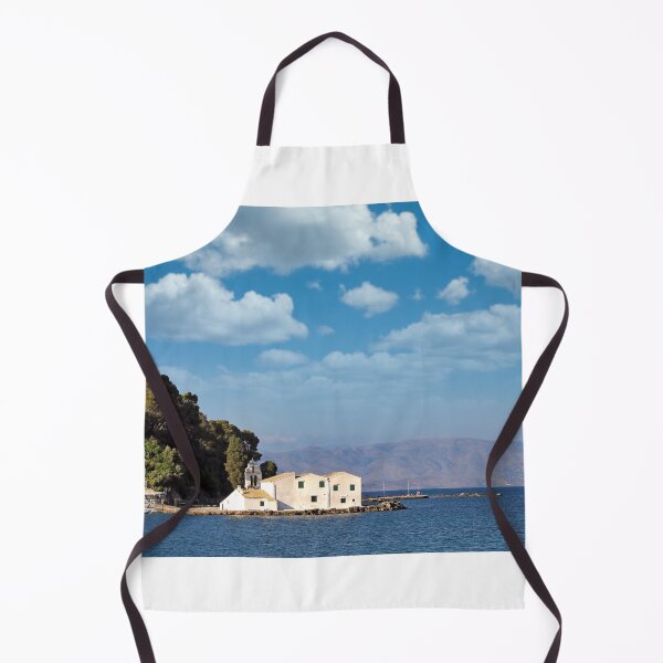 Item preview, Vlacherna Monastery seascape Kerkyra,Corfu island, Greece designed and sold by goceris.