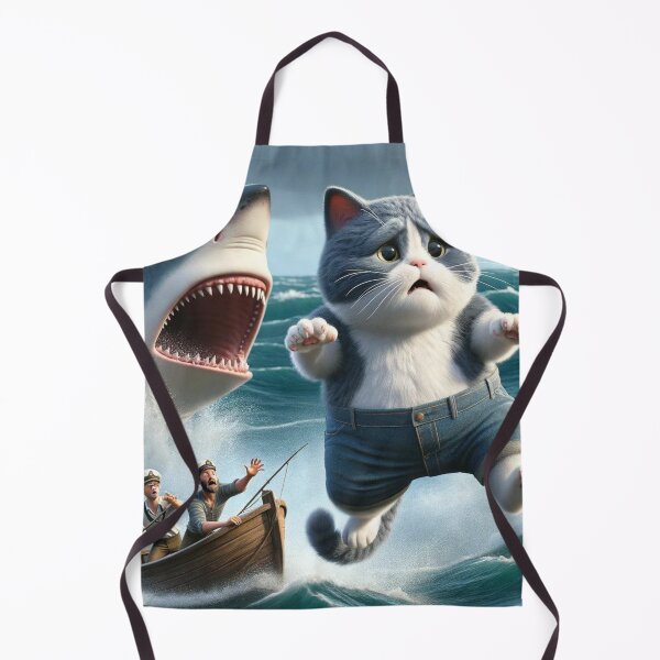 Item preview, Cat meets shark designed and sold by Catsmoment.