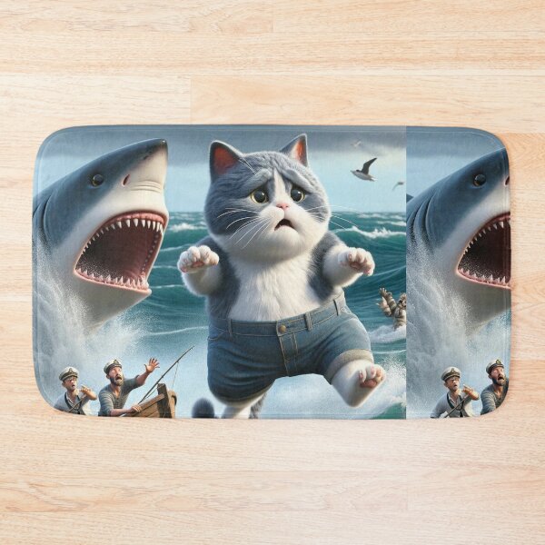 Item preview, Cat meets shark designed and sold by Catsmoment.