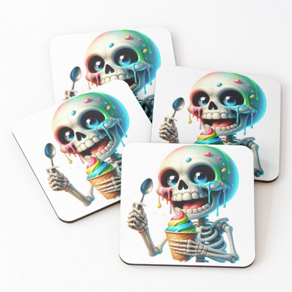 Artikelvorschau, Lustige Skelette Sublimation mit Eis entworfen und verkauft von Eiwaprints.