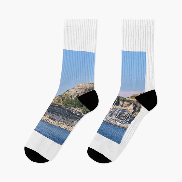 Item preview, Old fortress and clock tower Kerkyra Corfu island Greece  designed and sold by goceris.