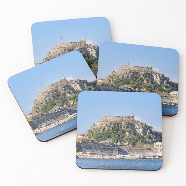 Item preview, Old fortress and clock tower Kerkyra Corfu island Greece  designed and sold by goceris.