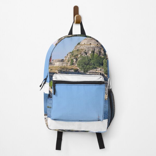 Item preview, Old fortress and clock tower Kerkyra Corfu island Greece designed and sold by goceris.