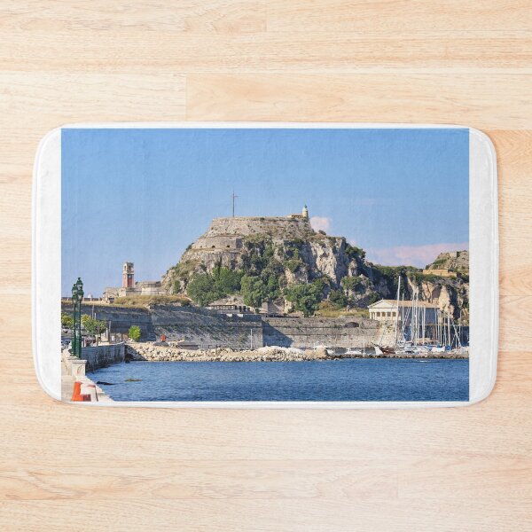 Item preview, Old fortress and clock tower Kerkyra Corfu island Greece  designed and sold by goceris.
