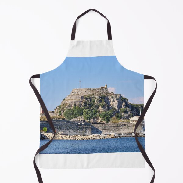 Item preview, Old fortress and clock tower Kerkyra Corfu island Greece designed and sold by goceris.