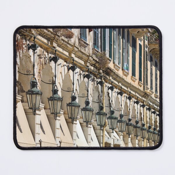 Item preview, Famous lantern Liston square Kerkyra Corfu island Greece designed and sold by goceris.
