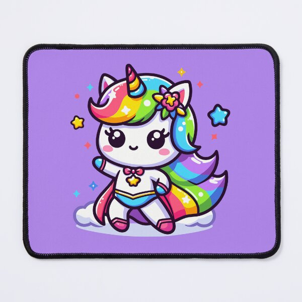 Item preview, Super Rainbow hair Unicorn - Adorable style designed and sold by Brudy-R.