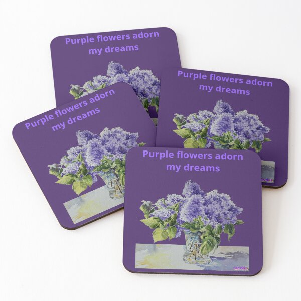 Item preview, Purple Flowers designed and sold by Czerkiz.