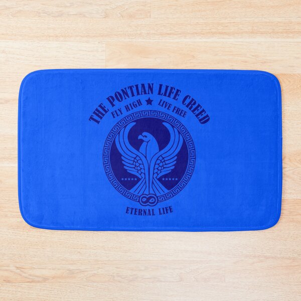 Item preview, Dark Blue Pontian Life Creed - Fly High - Live Free - Eternal Life designed and sold by SueKnox.
