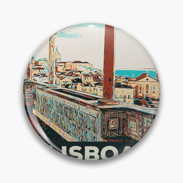 Item preview, Alfama District Lisbon Illustration, Portugal designed and sold by Lemomo-artworks.