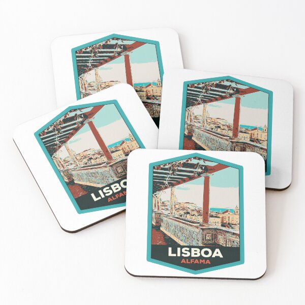 Item preview, Alfama District Lisbon Illustration, Portugal designed and sold by Lemomo-artworks.