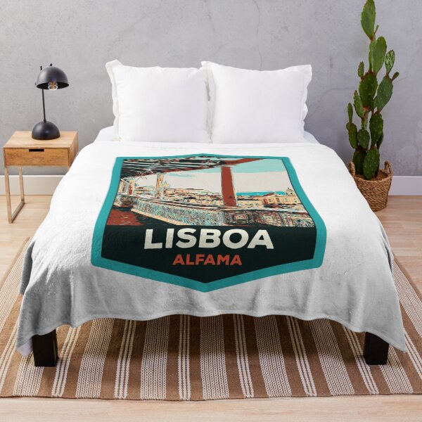 Item preview, Alfama District Lisbon Illustration, Portugal designed and sold by Lemomo-artworks.