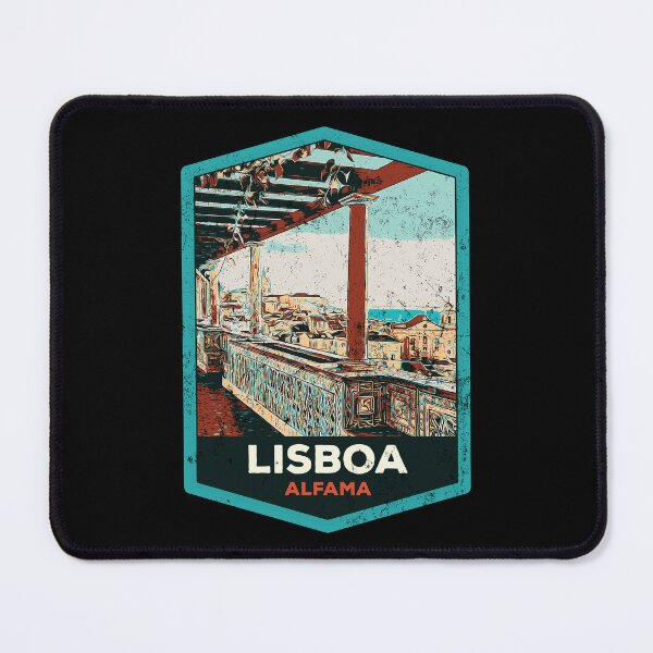 Item preview, Alfama District Lisbon Illustration, Portugal designed and sold by Lemomo-artworks.