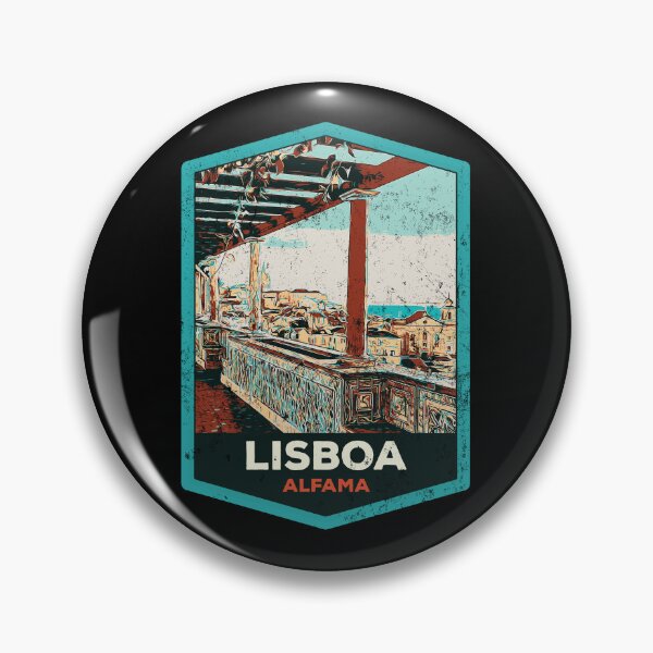 Item preview, Alfama District Lisbon Illustration, Portugal designed and sold by Lemomo-artworks.