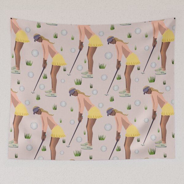 Item preview, Golf girls on the course - blond girl designed and sold by Flyingwall.