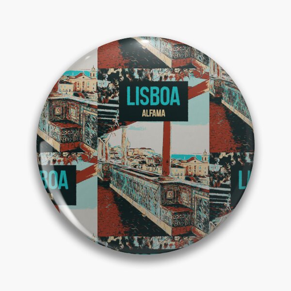 Item preview, Alfama District Lisbon Illustration, Portugal designed and sold by Lemomo-artworks.